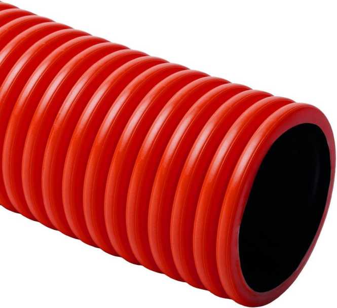 KOPOFLEX flexibles Kabelschutzrohr aus PE-HD rot halogenfrei DM 50mm 