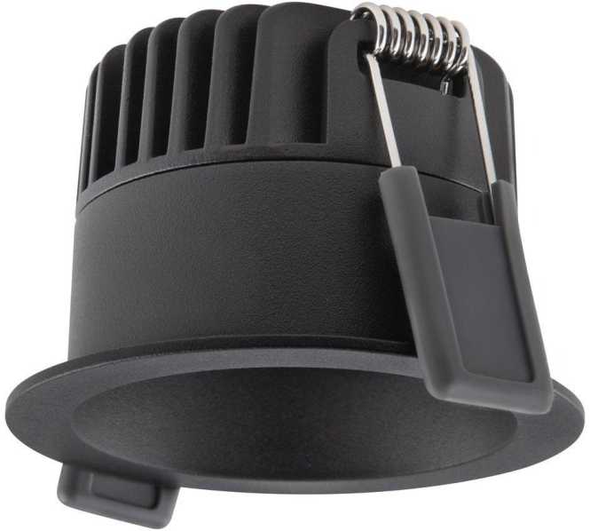Einbaustrahler SPOT DARKLIGHT 8W 930 PS DIM IP44 schwarz 