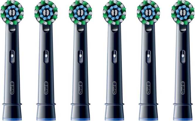 Aufsteckbürsten 6 Stück Pro CrossAction schwarz 