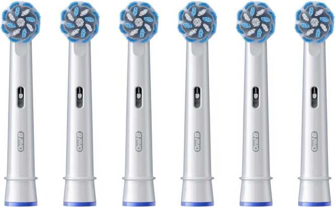 Aufsteckbürsten 6 Stück PRO Sensitive Clean weiß 