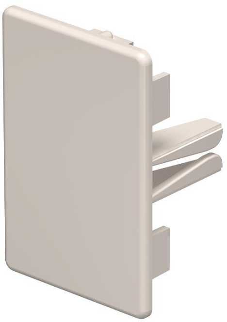 Endstück 40x60mm PVC cremeweiß RAL 9001 