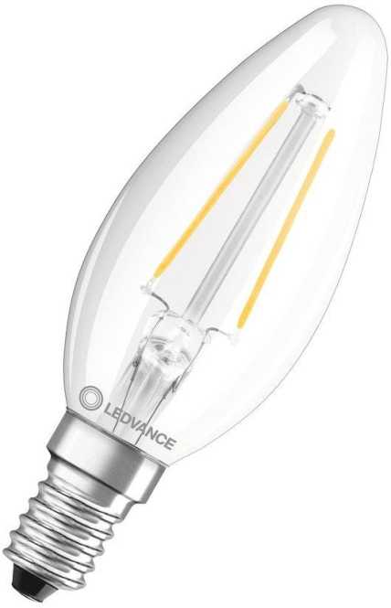 LED Kerzenlampe LED CLASSIC B Performance 2,5W 827 FIL CL E14 