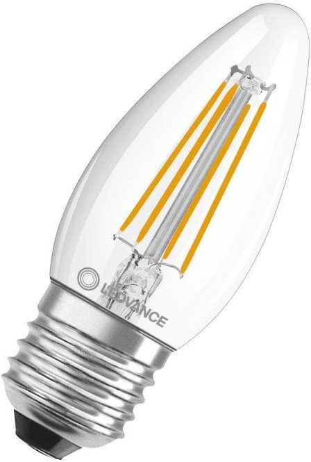 LED Kerzenlampe LED CLASSIC B Performance 4W 827 FIL CL E27 