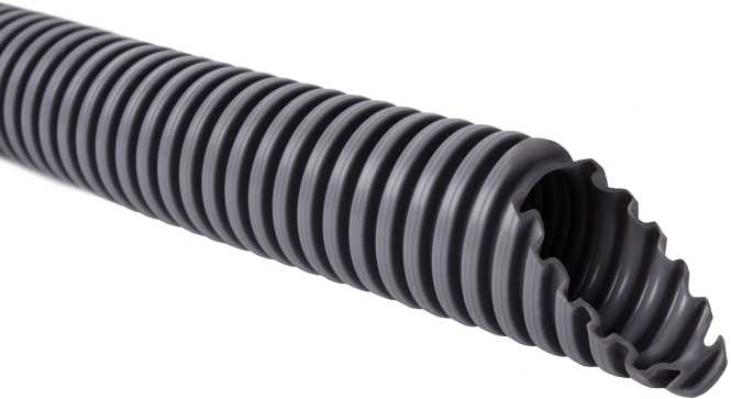 Wellrohr SUPER MONOFLEX 20 PVC dunkelgrau mittlere Druckbeanspruchung 