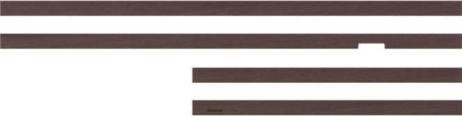 Dekorrahmen aus Metall für 32 Zoll The Frame Braun 