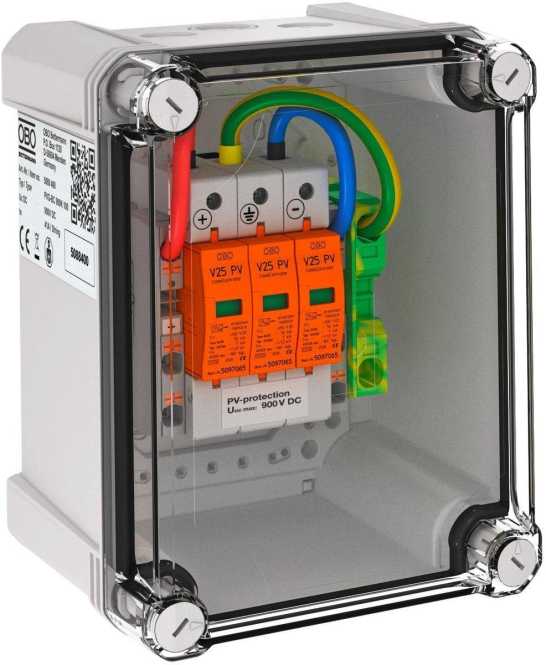 Generatoranschlusskasten 1 PV-String auf 1 WR-MPP 900V DC 