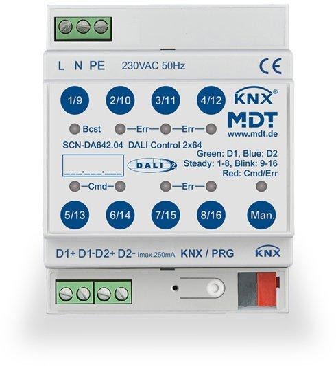 DALI Control 2x64 Gateway 4TE REG 