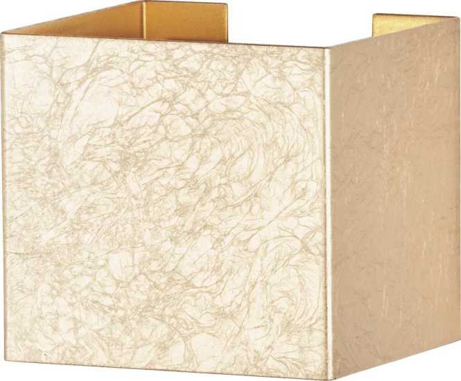 Wall Wandleuchte blattgoldfarben LED 2x3W 3000K 