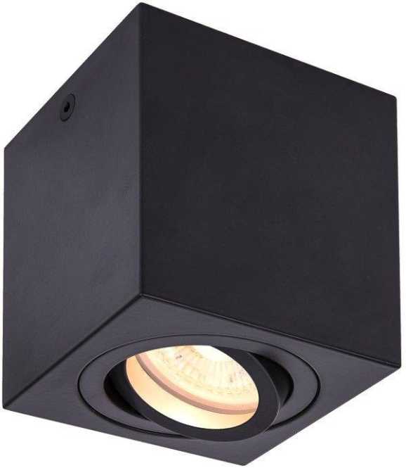 TRILEDO CL Indoor Deckenaufbauleuchte QPAR51 schwarz max 10W eckig 