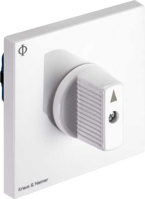 Umschalter mit 0-Stellung 1polig 60° Unterputzeinsatz 