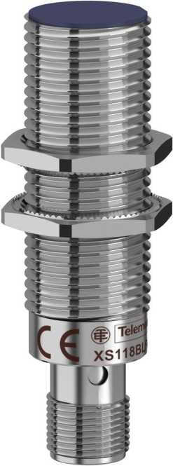 induktiver Sensor zylindrischer Ø 18 PNP NEIN 1224V bündig SN 8MM Anschluss M12 