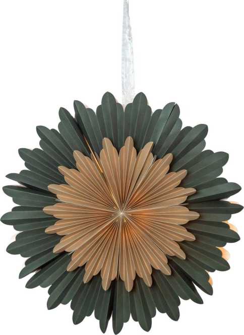 CRYSTAL Papierstern Grün 500x200x500mm 