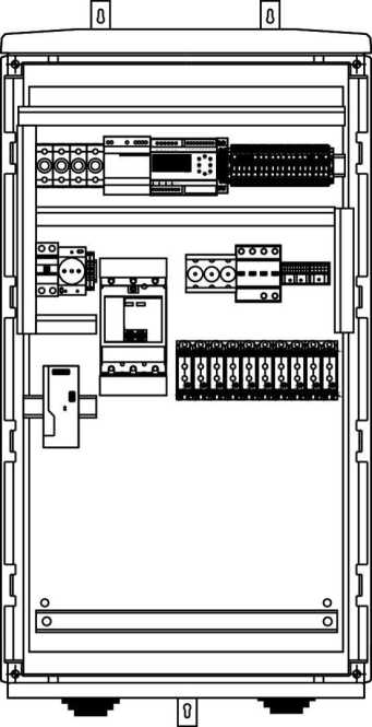 AC-Sammelschrank A4 1080/320 LS250MA-FRT(ABB) ÜA(4+0)B/C AP AT 