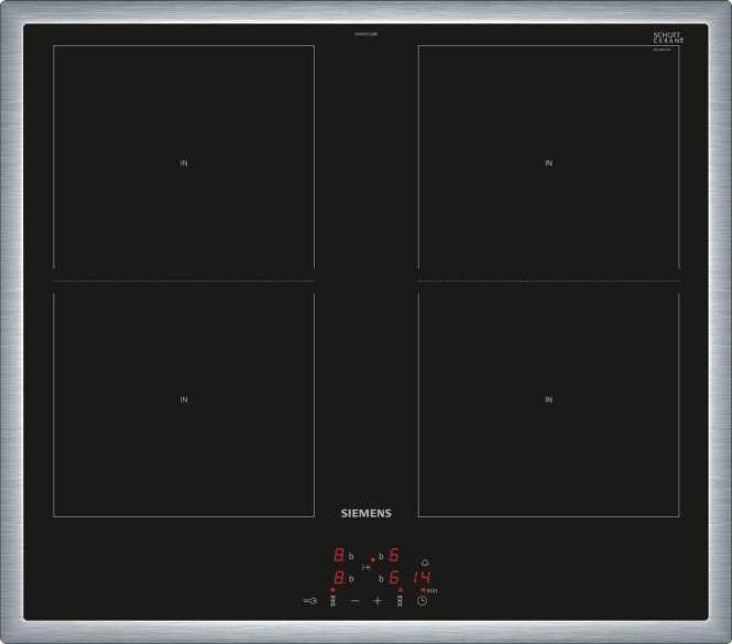 Induktionskochfeld iQ500 herdgesteuert schwarz 