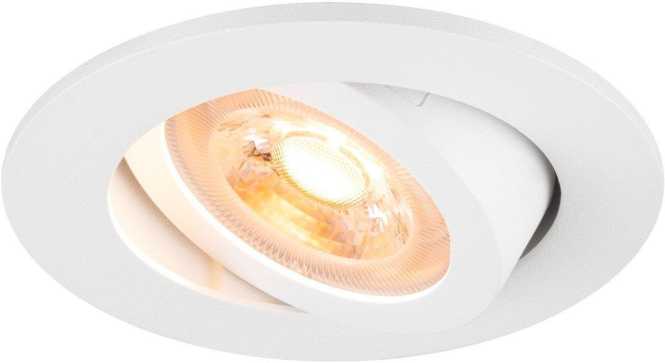 NEW TRIA 68 Deckeneinbauleuchte rund max 10W GU10 weiß 