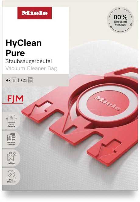 Staubsaugerbeutel HyClean Pure FJM 