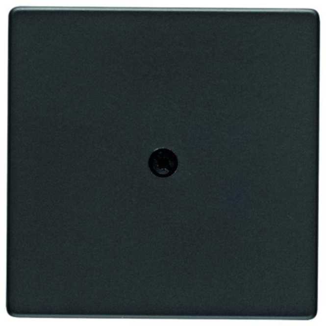 Zentralstück für Kabelauslass schwarz matt lackiert 