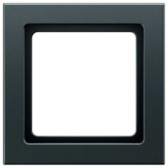 Q.3 Rahmen 1fach schwarz matt lackiert 