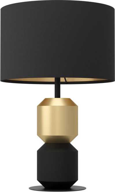 Tischleuchte 1xE27 schwarz/gold schwarz/messing LAURIGNANO 