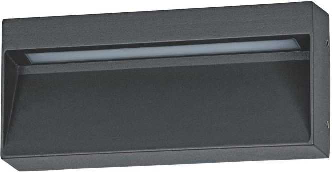 MARUGGIO Außen-Wandleuchte 1xLED H90mm 4Color 520lm schwarz 