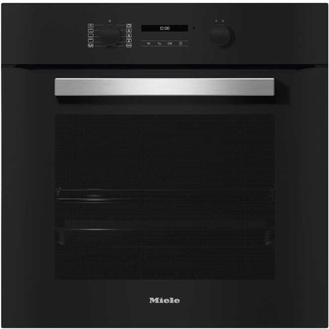 Einbau-Backofen H 2467 B Obsidianschwarz 