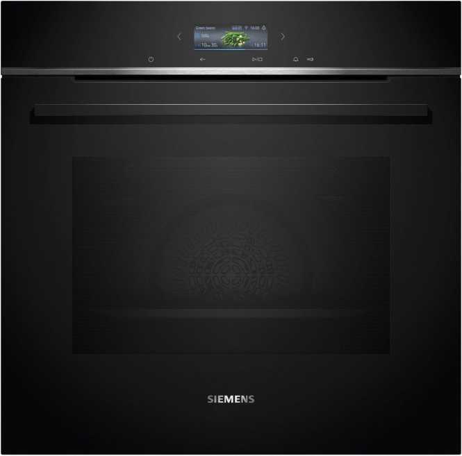 Backofen Einbau iQ700 schwarz Edelstahl 