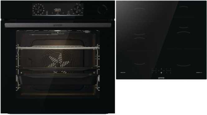 Einbauset Backofen BOS6737E06BG + Induktionskochfeld GI6401BSC 
