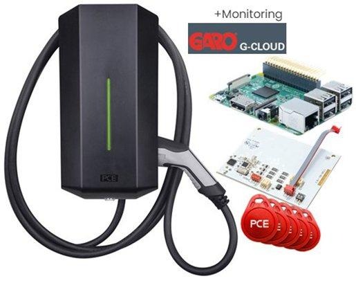 Wallbox Ladekabel Typ 2 Zähler RFID Wlan DC 6mA Fehlerstromerkennung 