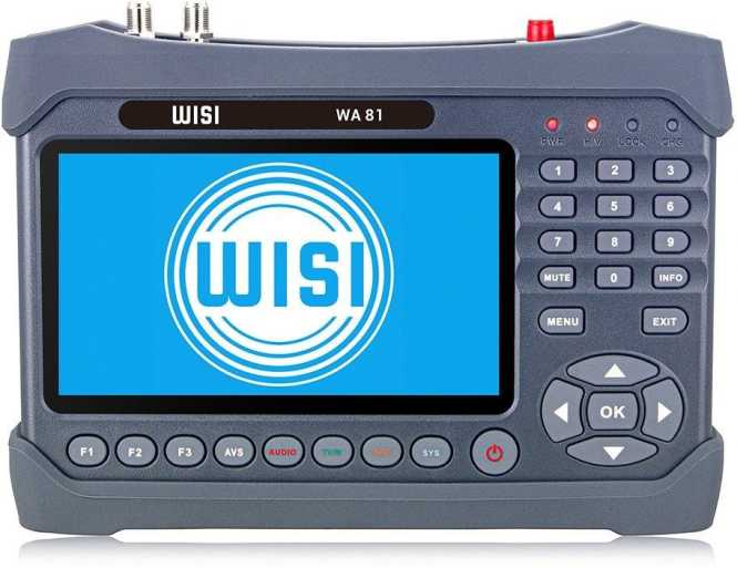 Messgerät WA 81 - für DVB-S2, DVB-T/T2, DVB-C & optische Leistung 