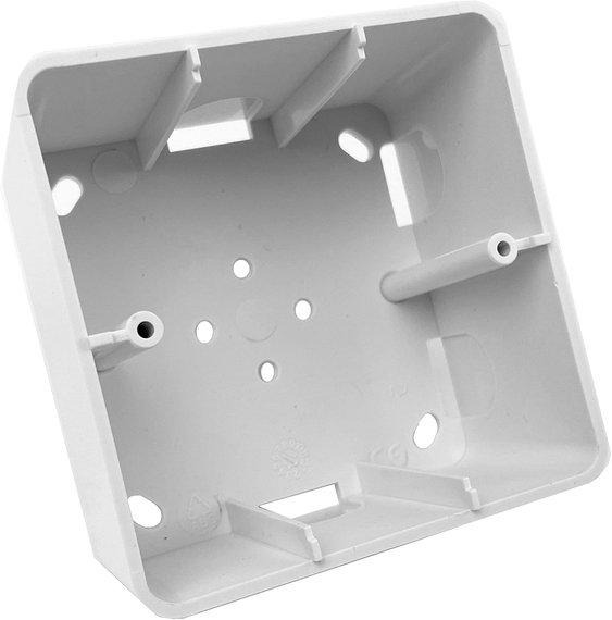 Aufputzgehäuse UNIFL 80x80 RAL9010 