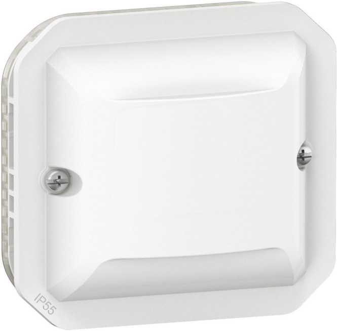 PLEXO NEW 2-Leiter FR-Bewegungsmelder IP55 170° 100W LED Farbe: Grau/Weiß 