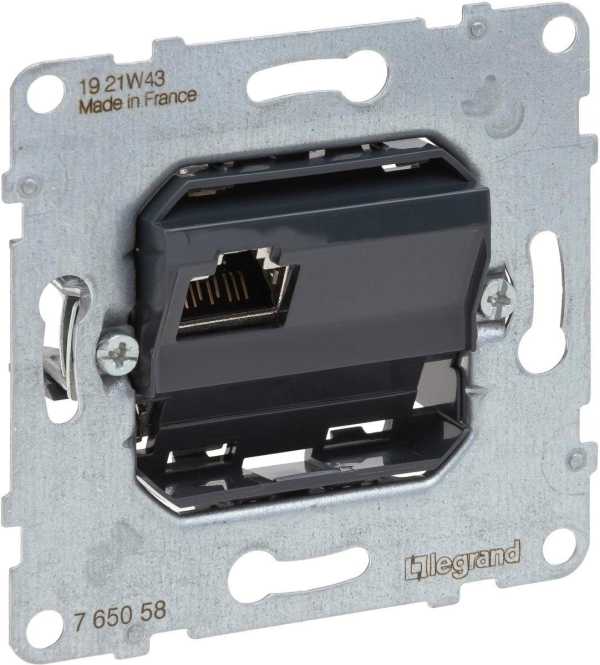 SEANO Einsatz Datendose RJ45 Kat. 6A STP geschirmt 