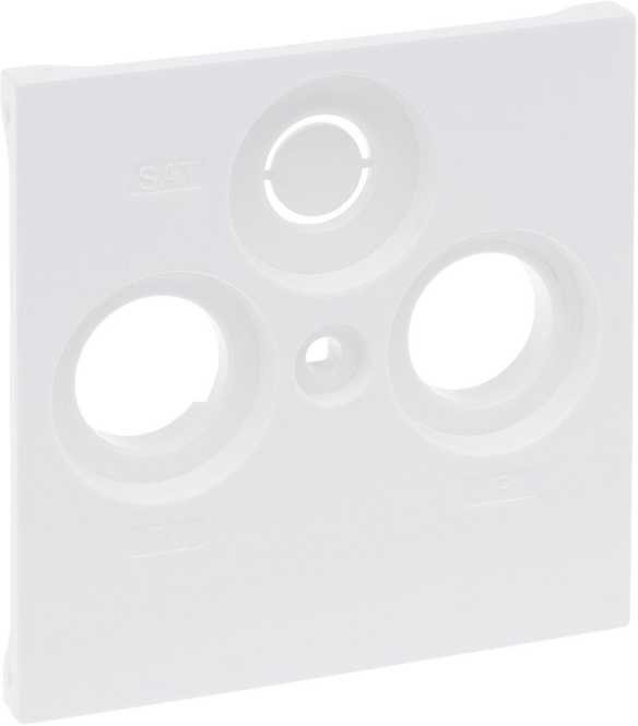 SEANO Abdeckung TV-R-SAT für Fremdfabrikate Farbausführung: Ultraweiß 