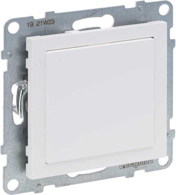 SEANO Blindabdeckung & Mosaic-Adapter in der Farbausführung Ultraweiß 