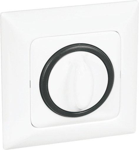 Abdeckung Dreh- u.Zeitschalter Creo mandelweiß 