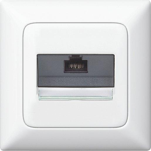 Abdeckung VDI 30° flach mit Beschriftungsträger Creo ultraweiß 