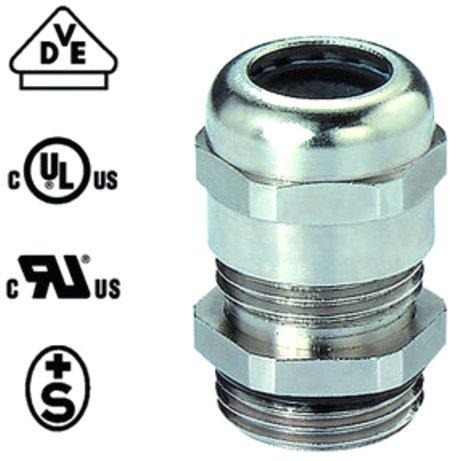 Kabelverschraubung PERFECT 50.620 M M20x1,5 mm Messing/Vernickelt, 