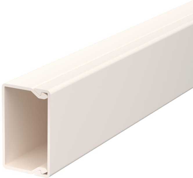 Leitungsführungskanal mit Bodenlochung 25x40 mm cremeweiß 