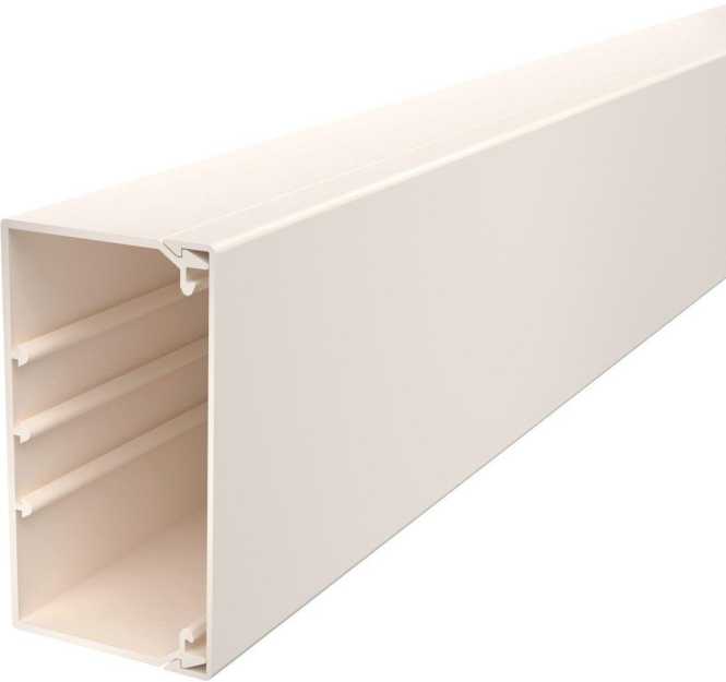 Leitungsführungskanal mit Bodenlochung 60x110 mm cremeweiß 