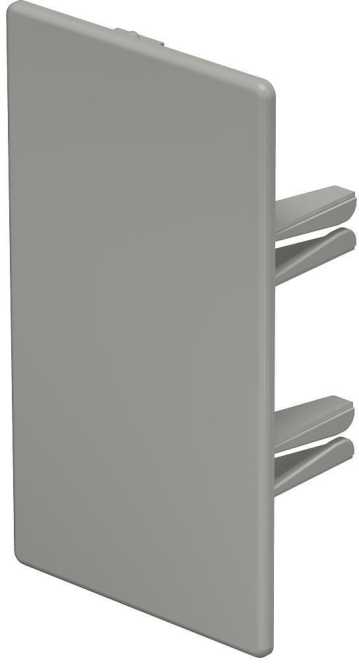 Endstück 60x110mm PVC steingrau RAL 7030 