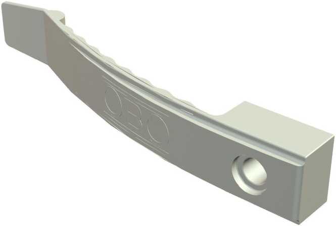 Kabelklammer 1x8 NYM3x1,5 PA lichtgrau RAL 7035 