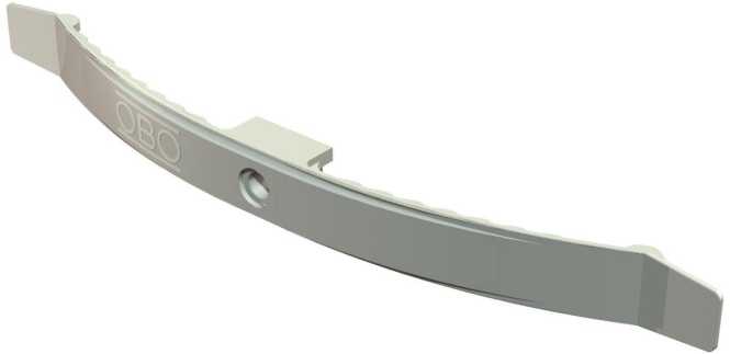 Kabelklammer 2x8 NYM3x1,5 PA lichtgrau RAL 7035 