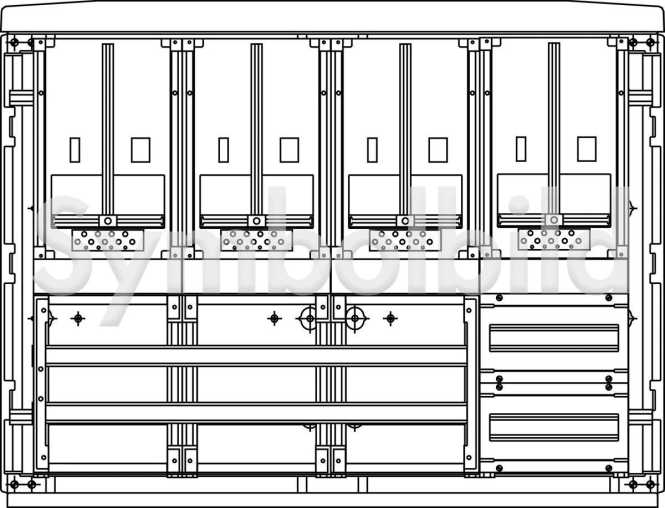 Zählerverteiler Freiluft FZV-T F/4 NV (24TE) TIROL 