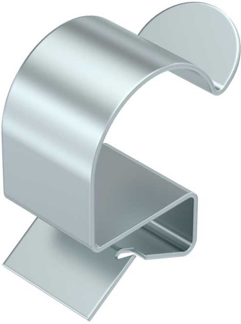 Trägerklammer für Kabel 19-24mm 4-7,5mm Stahl Zinklamelle 