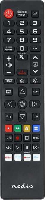 Ersatz Fernbedienung Passend für LG vorprogrammiert schwarz 