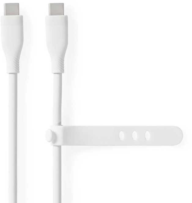 USB-C Kabel 60 W 480 Mbps 1,5 m weiß 