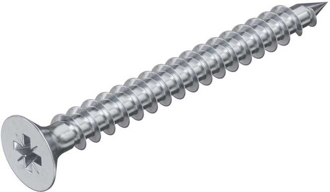 Sprint-Schraube Senkkopf Antrieb Kreuzschlitz 4x35mm St GGP 