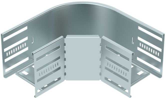 Bogen 90° für Kabelrinne horizontal 110x100 Stahl bandverzinkt 