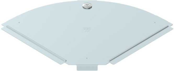 Deckel für 90°-Bogen B200mm Stahl bandverzinkt 