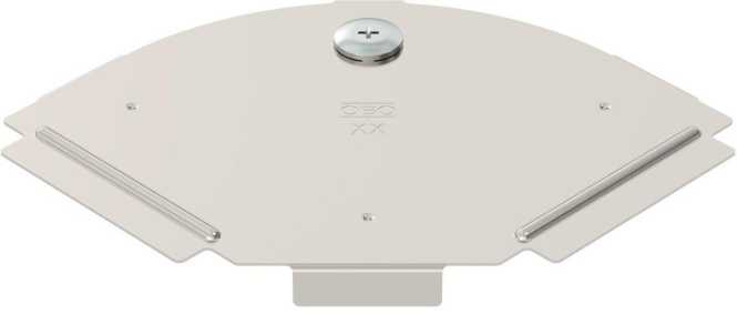 Deckel für 90°-Bogen B100mm Edelstahl rostfrei A4 1.4571 blank nachbehandelt 